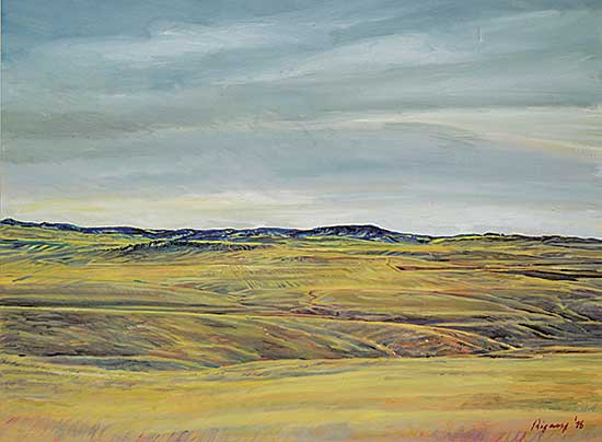 #526 ~ Rigaux - Untitled - Porcupine Hills