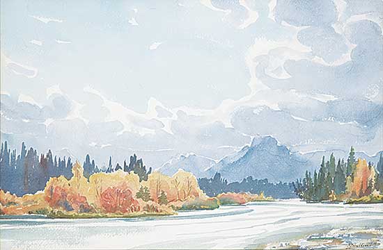 #538 ~ Shelton - Kananaskis River from Ribbon Creek