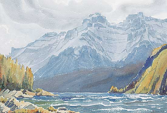 #539 ~ Shelton - Cascade Mountain, Lake Minnewanka