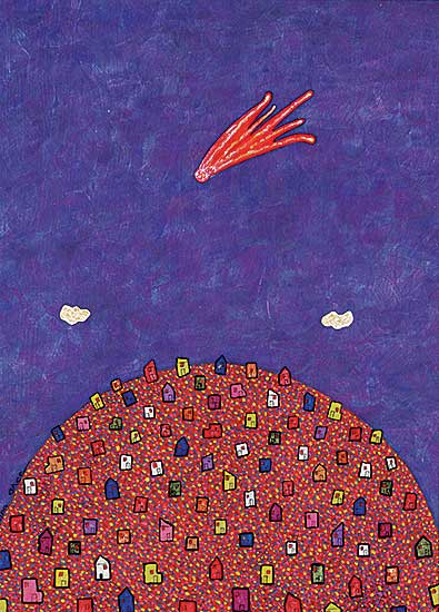 #551 ~ Spina - Arctic Town on Hill Visited by the Red Comet