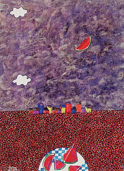 #552 ~ Spina - Arctic Melon Landscape