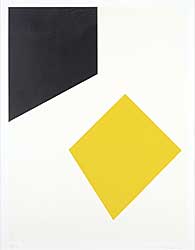 #238 ~ Molinari - Untitled - Black and Yellow - Album Atelier Circulaire [GM-S-103-1-07]  #13/18