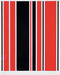 #239 ~ Molinari - Untitled - Vertical Red and Black  #18/24