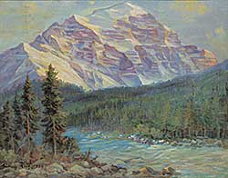 #529 ~ Roth - Bow River Flowing Through Lake Louise