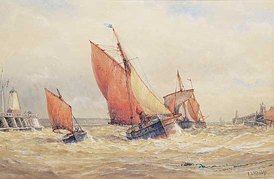 #2037 ~ Aldridge - Fishing Boats, Shoreham