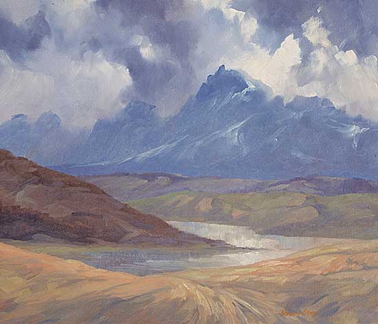 #2075 ~ Brown - Untitled - Mountain Storm
