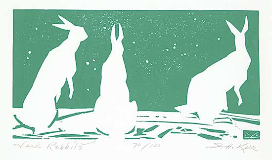 #2193 ~ Kerr - Jack Rabbits  #70/100