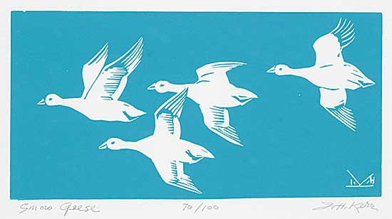 #2196 ~ Kerr - Snow Geese  #70/100