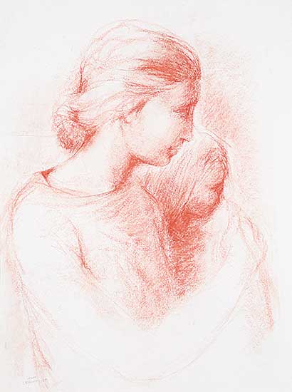 #2213 ~ Lefkovitz - Untitled - Mother and Child