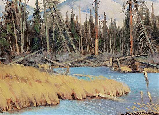 #2219 ~ Lindstrom - Untitled - Deadwood River Bend