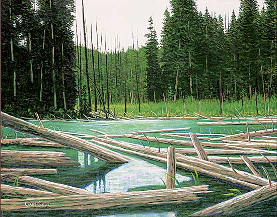 #2224 ~ MacClure - Untitled - End of the Lake