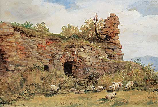 #2284 ~ Perigal Jr. - Untitled - Sheep Resting