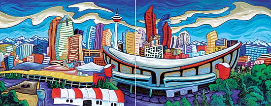 #2286 ~ Peters - Calgary [Diptych]