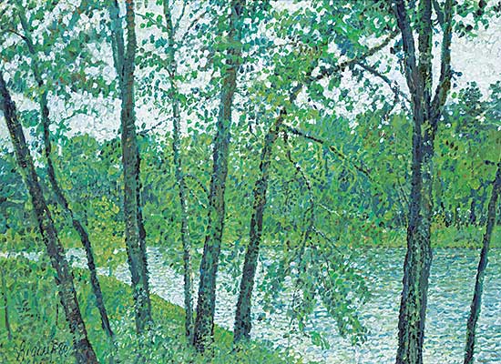 #2307 ~ Rigaux - Untitled - Spring Landscape