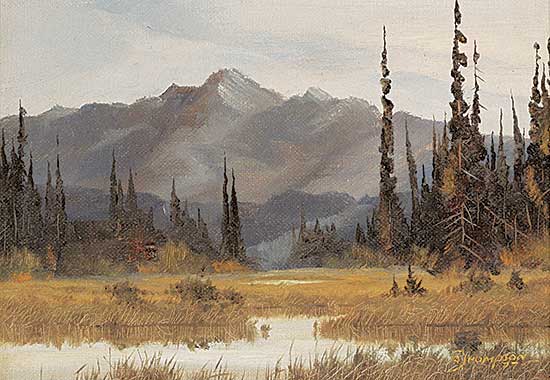#2379 ~ Thompson - Untitled - Mountain Dusk