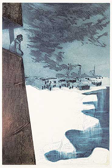 #8 ~ Blackwood - S.S. Imogene with Crew on Ice  #Artist's Proof