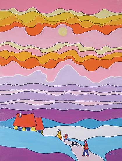 ted harrison original art for sale