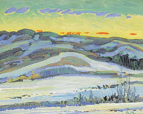 #74 ~ Kerr - Turner Valley Hills, Green - Purple