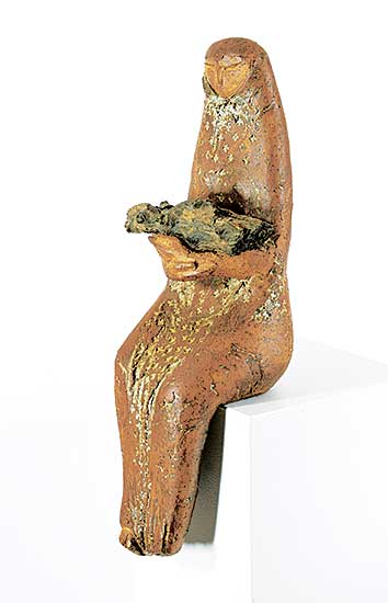 #83 ~ Lindoe - Untitled - Seated Woman