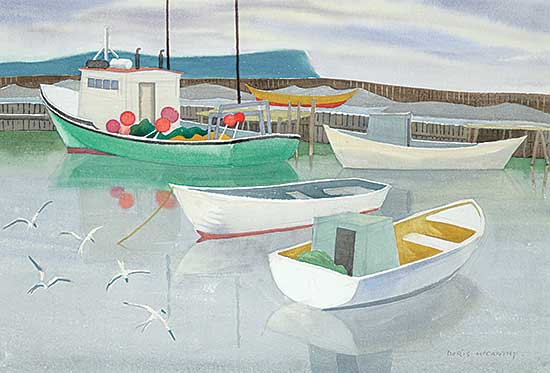 #92 ~ McCarthy - Small Boats at Ferryland