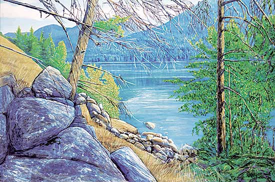 #98 ~ McKee - Untitled - Summertime on the Lake