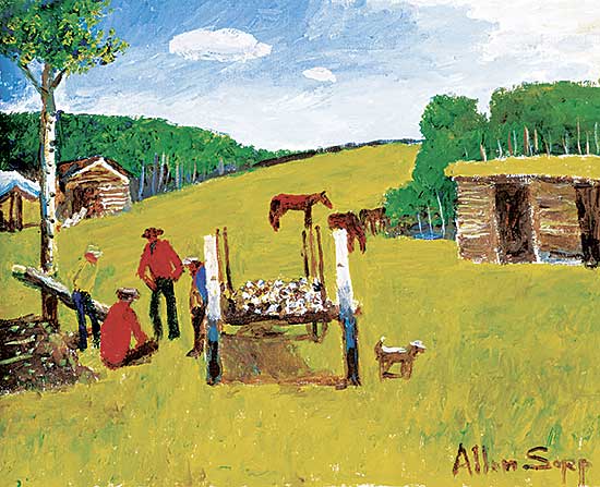 #130 ~ Sapp - Untitled - Men Talking to Sell a Horse