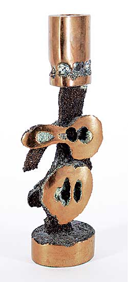 #239 ~ Leadbeater - Untitled - Abstract Shapes [Candleholder]  #1/1