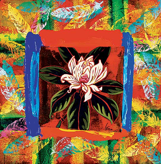 #241 ~ Leier - Magnolia and Feather