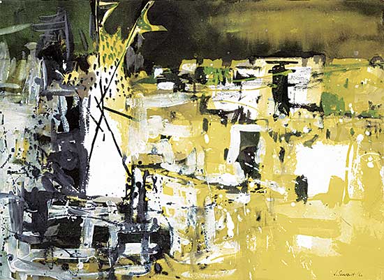 #260 ~ Shadbolt - Untitled - Nuit Jaune