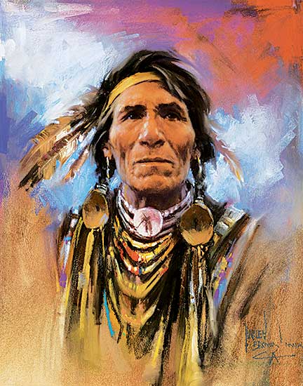#406 ~ Brown - Sitting Eagle