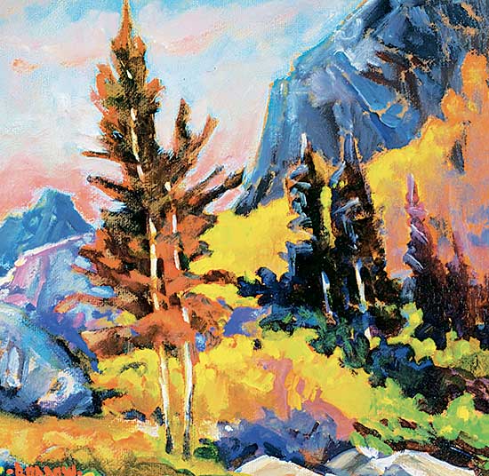 #410 ~ Burrow - Fall in the Bugaboo's