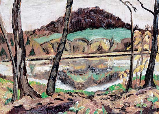 #426 ~ Eliot - Lake with Reflections and Trees
