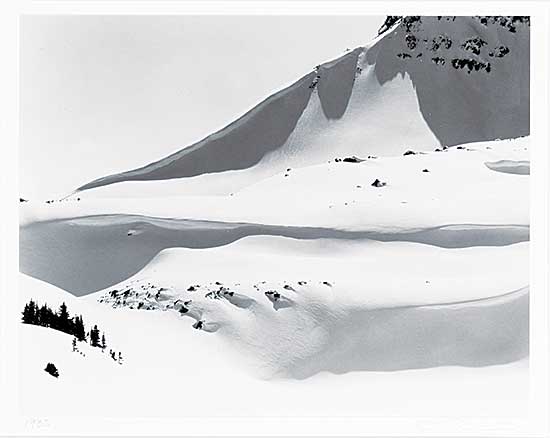 #481 ~ Richards - Untitled - Snow Shadows [Canadian Rockies Series]