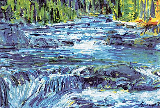 #482 ~ Rigaux - Elbow Falls #1