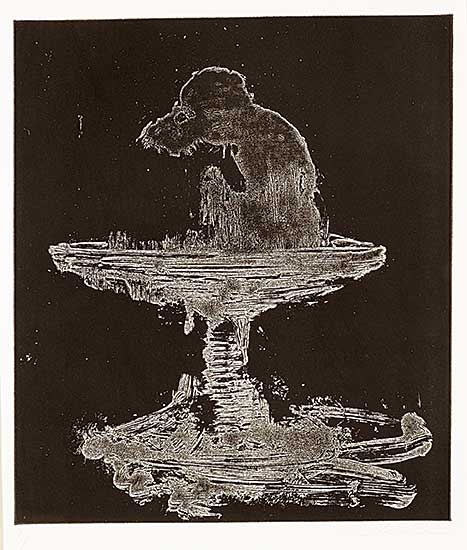 #489 ~ Scherman - Untitled - Cake Plate  #PP