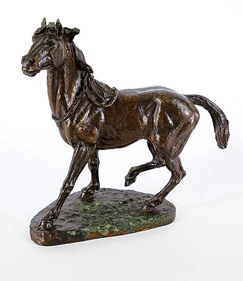#528 ~ Weaver - Untitled - Lone Horse  #10/25