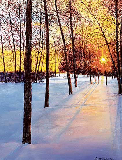 #532 ~ Wong - Winter Sun Setting