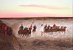 #127 ~ Sapp - Untitled - Wagon Race