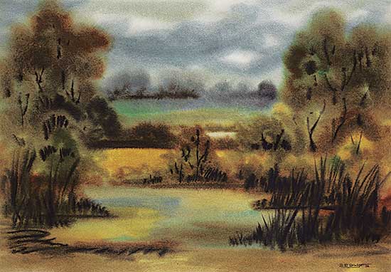 #2027 ~ Blodgett - Untitled - Foggy Pond