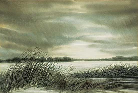 #2028 ~ Blodgett - Untitled - Storm on the Water