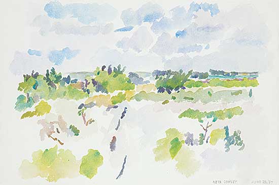 #2059 ~ Cowley - Untitled - Tranquil Sunday Morning