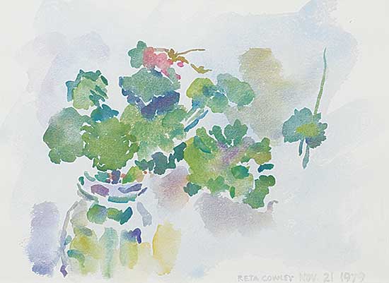 #2060 ~ Cowley - Untitled - Vase of Flowers
