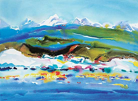 #2088 ~ Fairhead - Untitled - Mountain View from the Sea