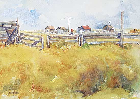 #2090 ~ Fitt - Untitled - Alberta Farm