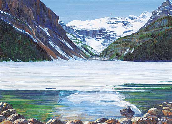 #2129 ~ Hall - Spring Thaw - Lake Louise