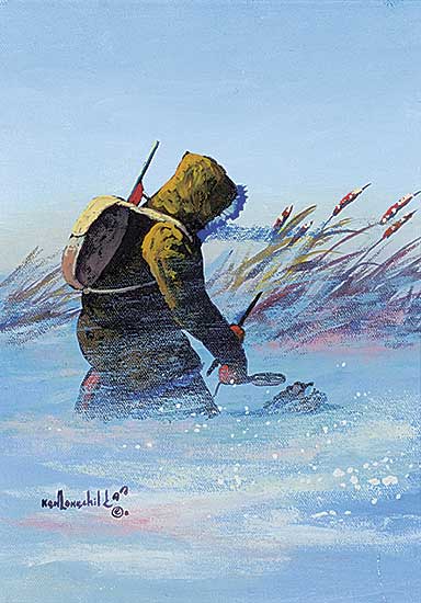 #2195 ~ Lonechild - A Good Hole for Muskrat