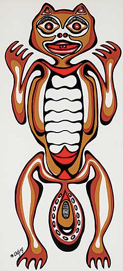 #2256 ~ Odjig - Untitled - Beaver Spirit