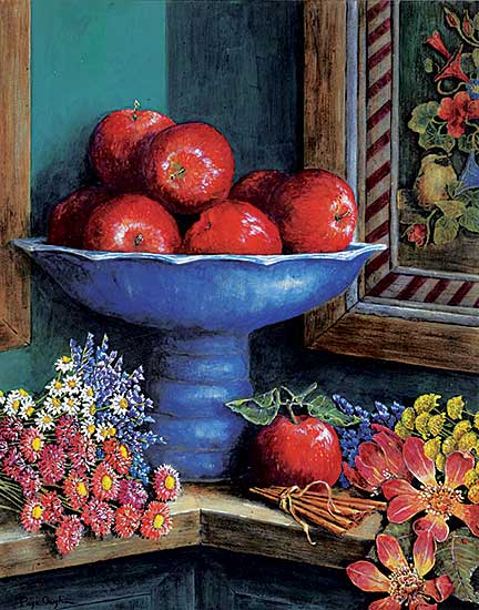 #2259 ~ Ough - Untitled - Apples in a Bowl