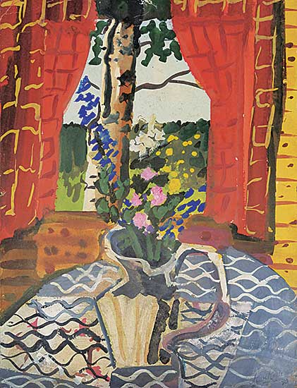 #2272 ~ Pugh - Untitled - Flowers Before the Window