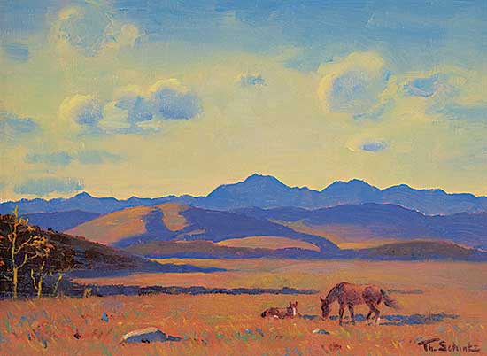 #2303 ~ Schintz - Untitled - Hot Day Grazing